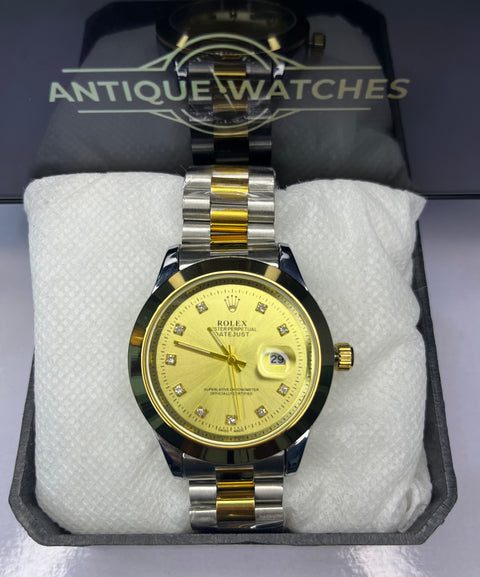 Rolex Oyster Perpetual Datejust ( yellow dial )