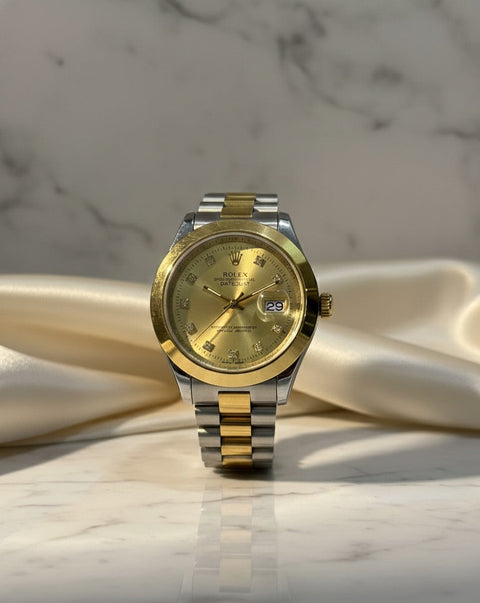 Rolex Oyster Perpetual Datejust ( yellow dial )