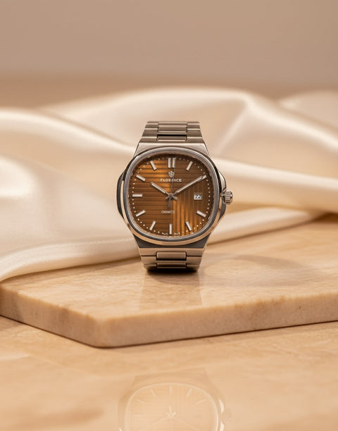 Florence Quartz ( Stainless Steel )