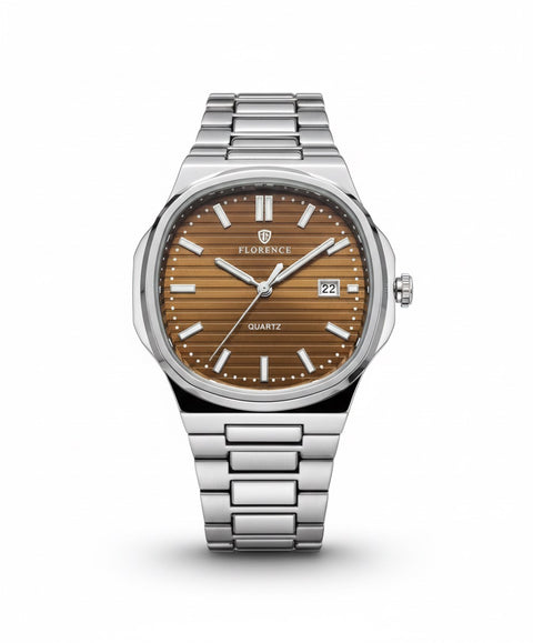 Florence Quartz ( Stainless Steel )